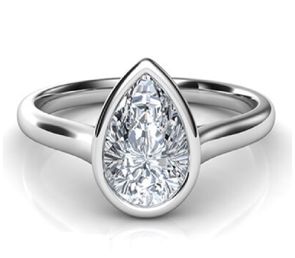 1 carat low profile bezel set diamond 1 carat low profile bezel set diamond